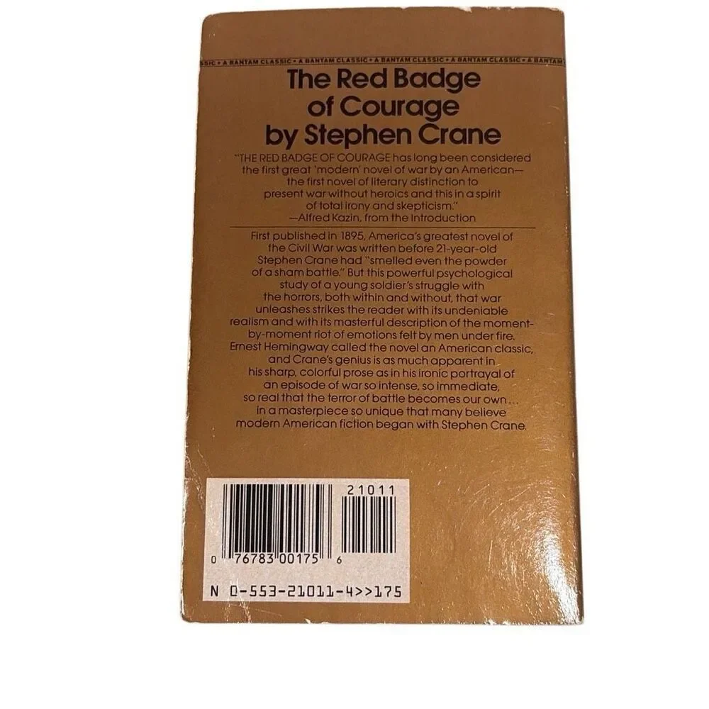 The Red Badge of Courage‎ By Stephen Crane 1983 Vintage Paperback Book Good